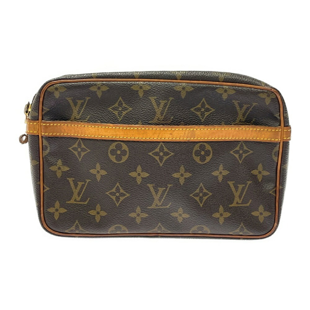 LOUIS VUITTON Monogram Compiegne Shoulder Bag Brown